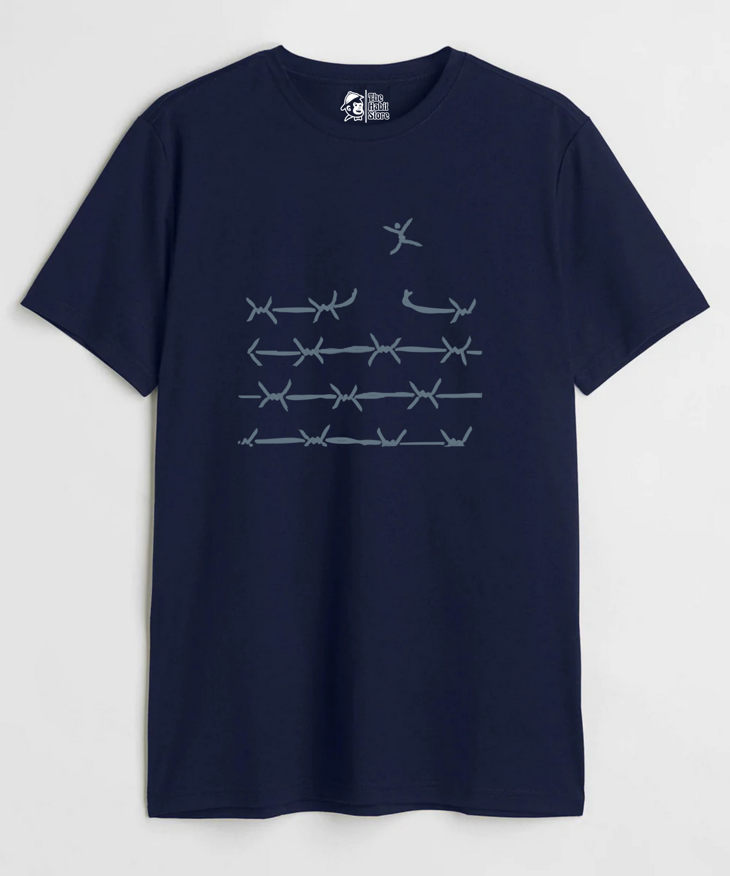 Be Free Unisex Round Neck Half Sleeve T-shirt