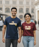 I'm Trapped / I'm The Trap – Couple Regular Fit T-shirts (Set of 2)