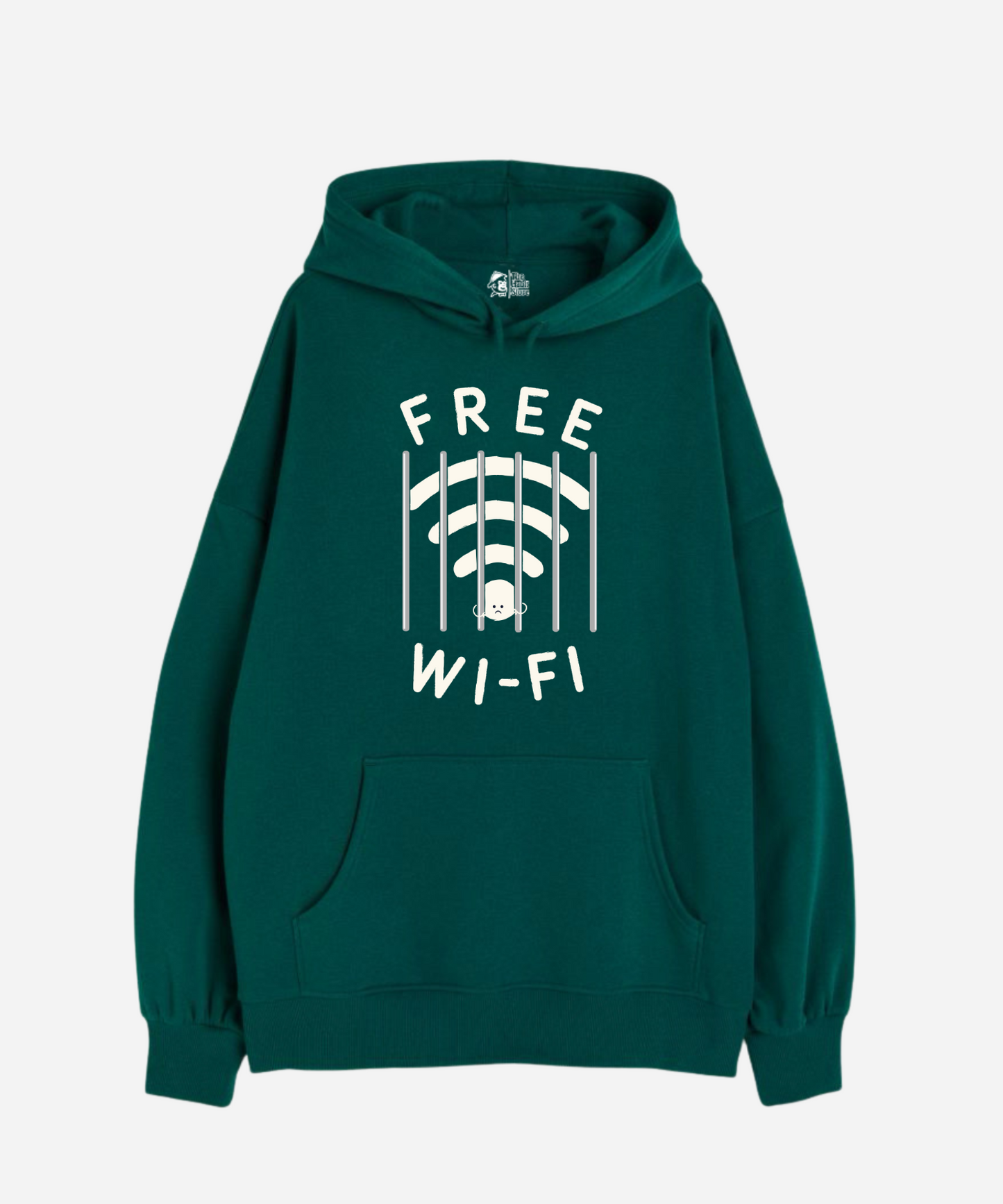 Free Wifi - Oversized Winter Dreams: Premium 400 GSM Hoodies