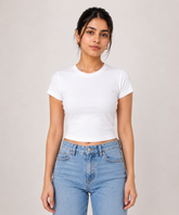 Baby Tee Fitted Crop
