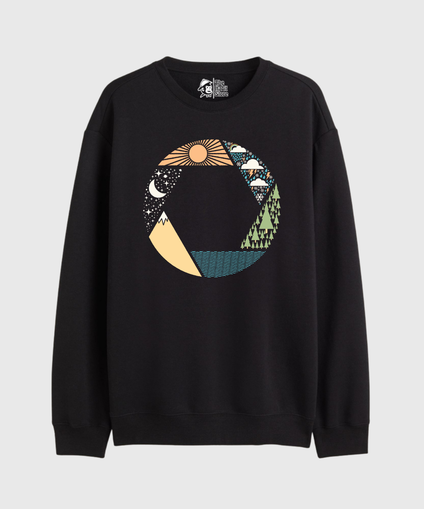 Capture Nature - Cozy Delight: Winter Bliss Unisex Oversized Sweatshirt (400 GSM)"