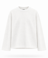 Off White - Waffle Knit Oversized Full Sleeve