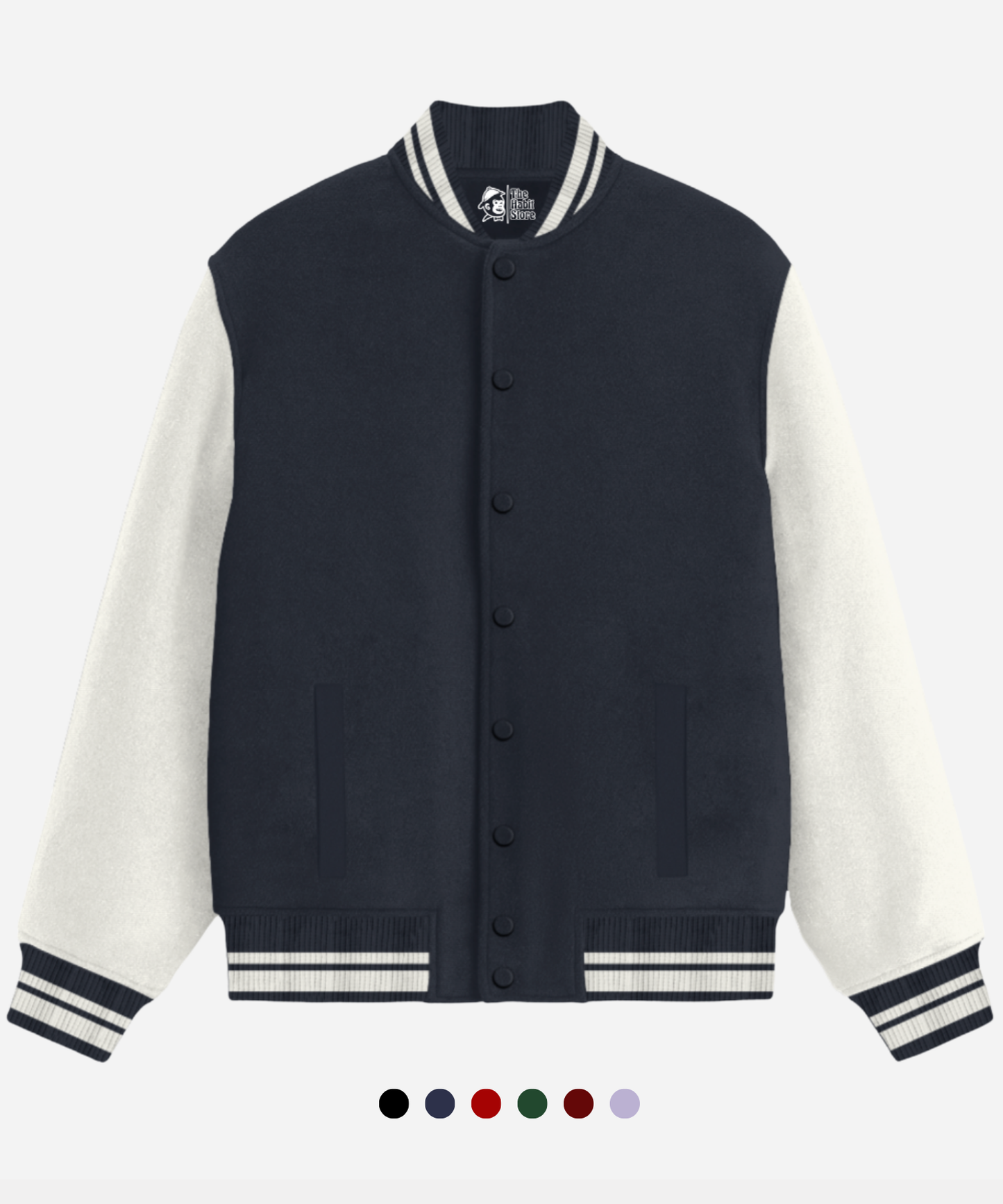 Classic Varsity Jacket | Unisex, Premium Fit - 6 Winter-Ready Colours (300 GSM)