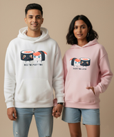 Rice to Meet You / Sushi You Later – Couple Oversized Hoodies (Set of 2) | Premium 400 GSM