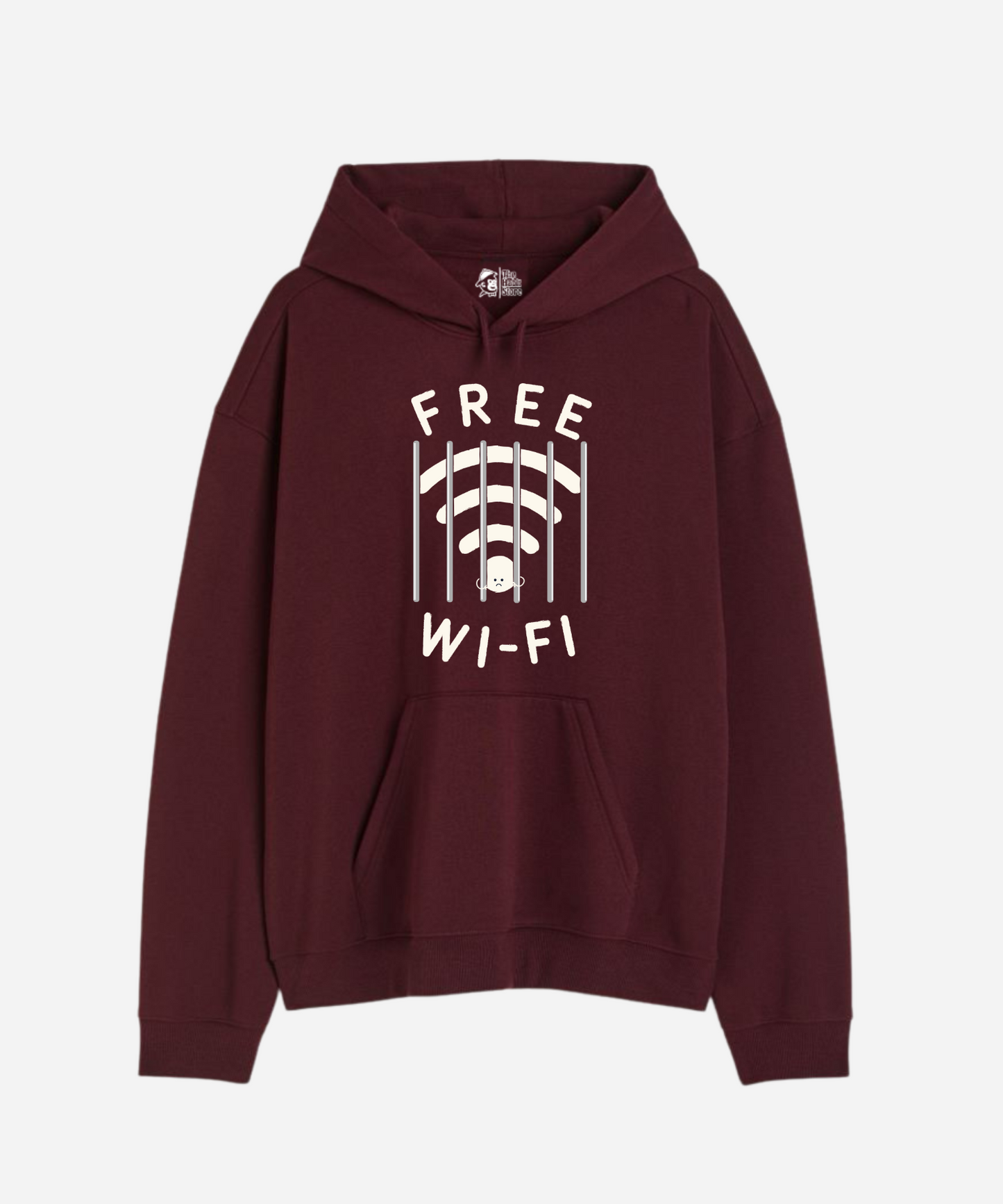 Free Wifi - Oversized Winter Dreams: Premium 400 GSM Hoodies