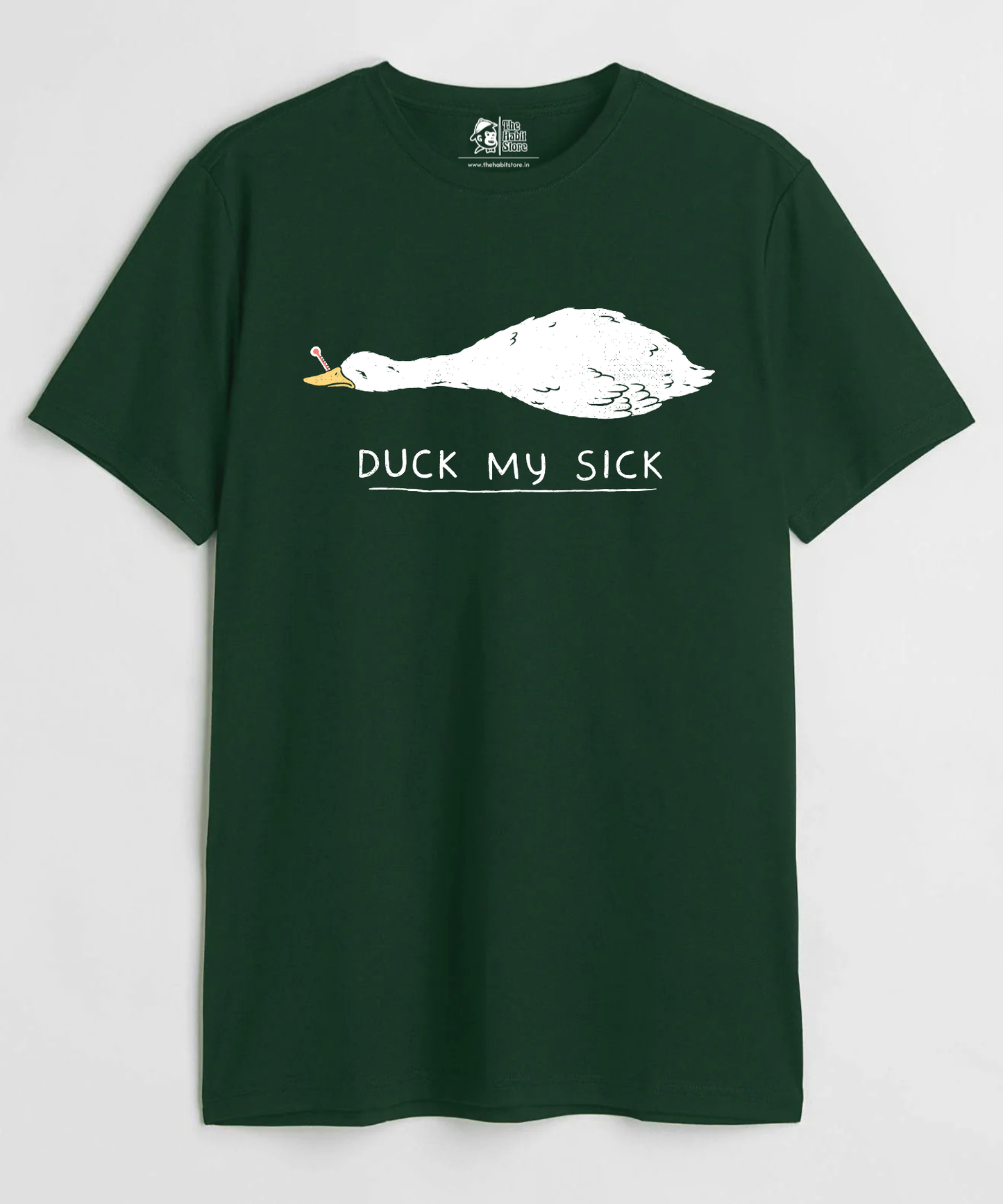 Duck My Sick Unisex Round Neck Half Sleeve T-shirt