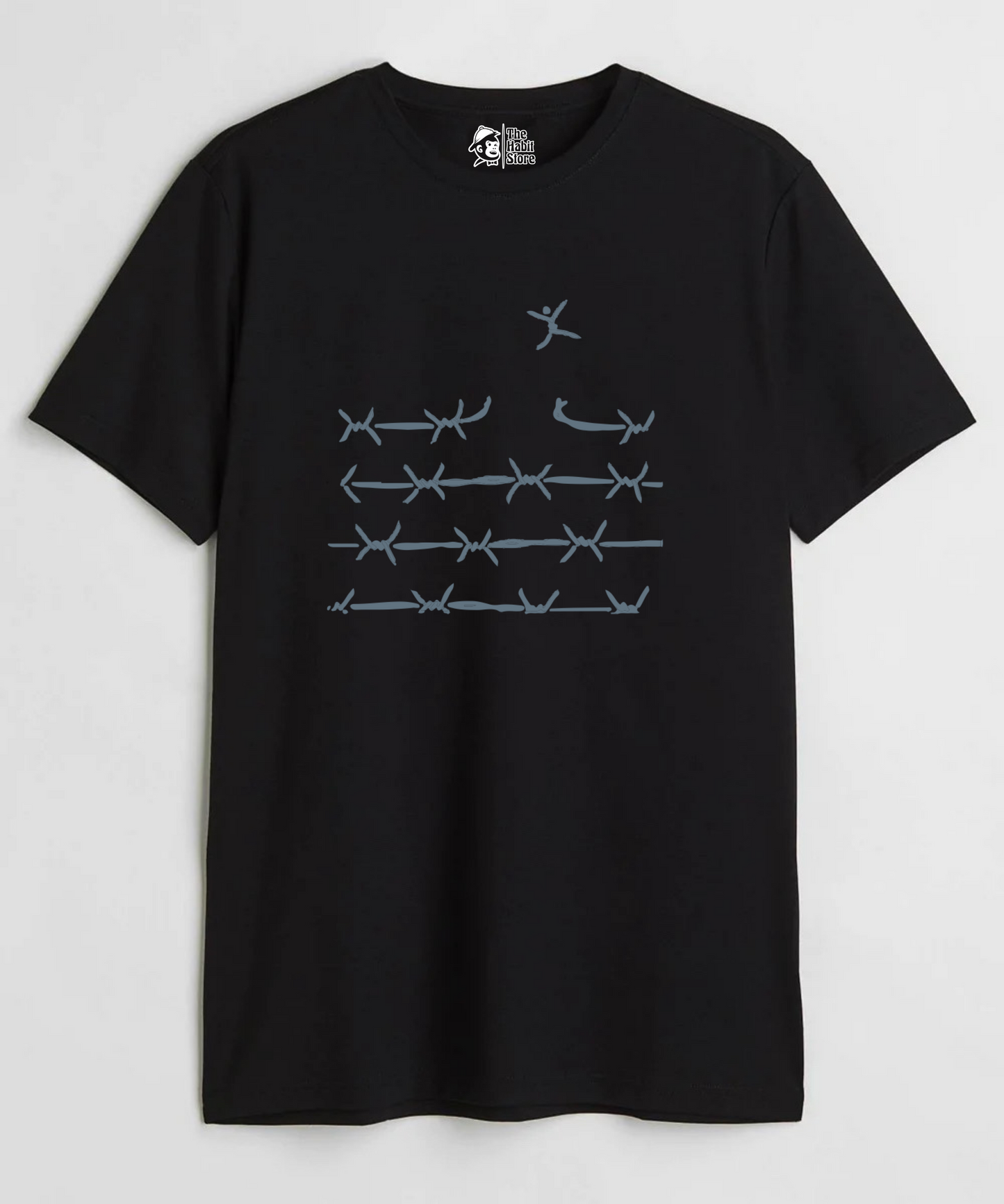 Be Free Unisex Round Neck Half Sleeve T-shirt