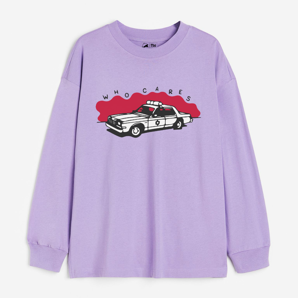 "Who Cares - Cozy Delight: Winter Bliss Unisex Oversized Sweatshirt (400 GSM)"