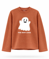 Fab Boo Lous - Waffle Knit Oversized Full Sleeve