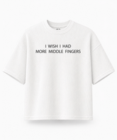I Wish — Waffle Knit Boxy Oversized T-shirt