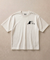 Cats High Five - Premium French Terry Oversized T-shirt