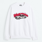 "Who Cares - Cozy Delight: Winter Bliss Unisex Oversized Sweatshirt (400 GSM)"