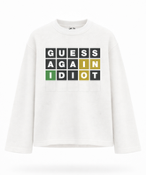 Guess Again - Waffle Knit Oversized Full Sleeve