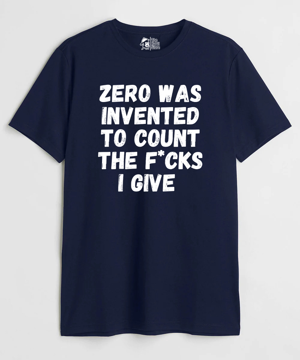 This is What Zero Was Invented For Unisex Round Neck Half Sleeve T-shirt