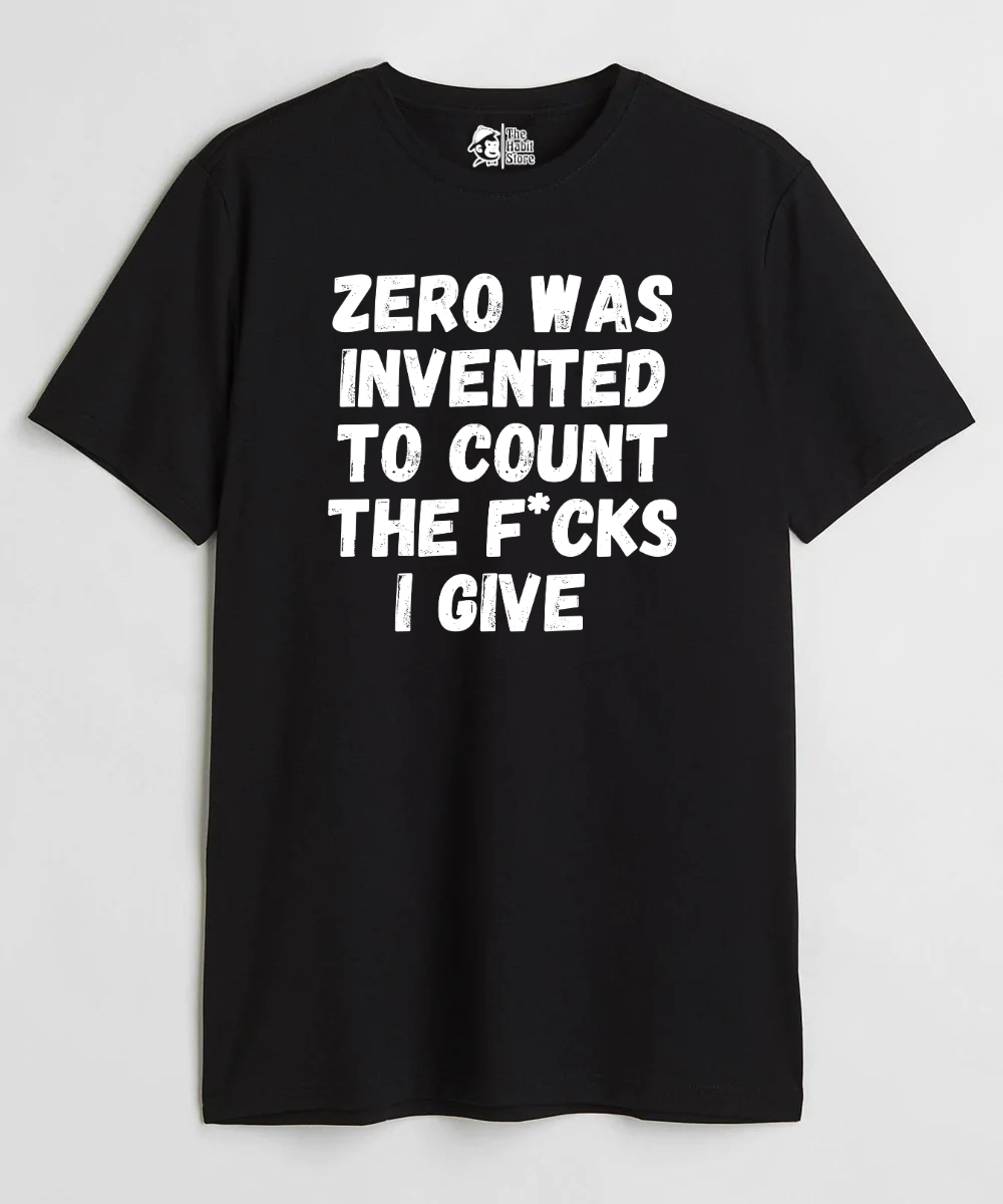 This is What Zero Was Invented For Unisex Round Neck Half Sleeve T-shirt