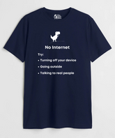 No Internet - Regular Fit Unisex T-Shirt