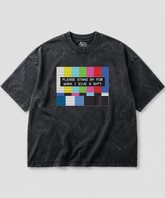 Please Standby For When I Give a Sh*t Acid Wash Oversized T-shirt | 240 GSM
