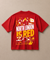 Arsenal — North London Is Red | Premium Football Oversized T-shirt