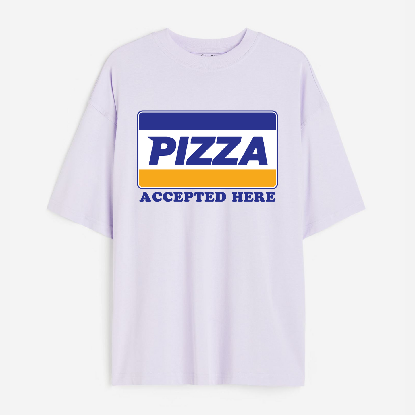 Payment By 🍕 Lightweight 180 GSM Unisex Oversized T-shirt