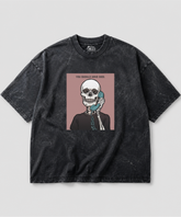 You Should Have Died Acid Wash Oversized T-shirt | 240 GSM