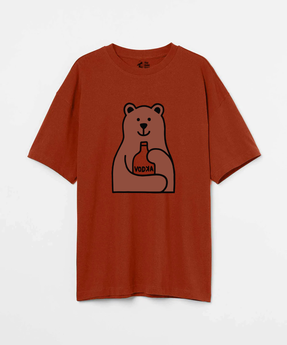 Vodka 240 GSM Unisex Oversized T-shirt