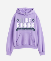 Running Away - Oversized Winter Dreams: Premium 400 GSM Hoodies