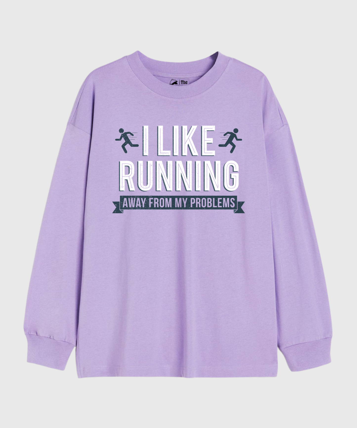 Running Away - Cozy Delight: Winter Bliss Unisex Oversized Sweatshirt (400 GSM)