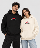Her Favourite / His Favourite – Couple Boxy Fit Hoodies (Set of 2) | 100% Cotton Fleece