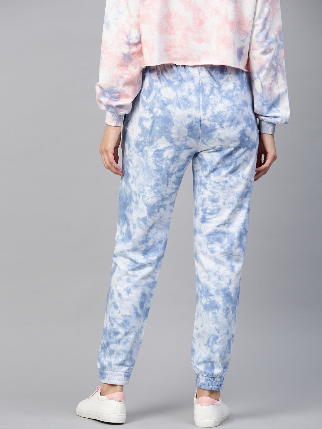 Women Blue Tie Die Joggers