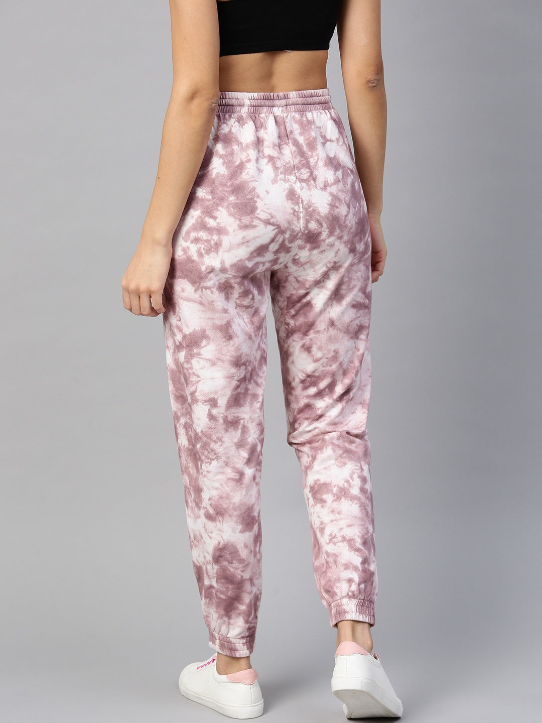 Women Mauve Tie Die Joggers