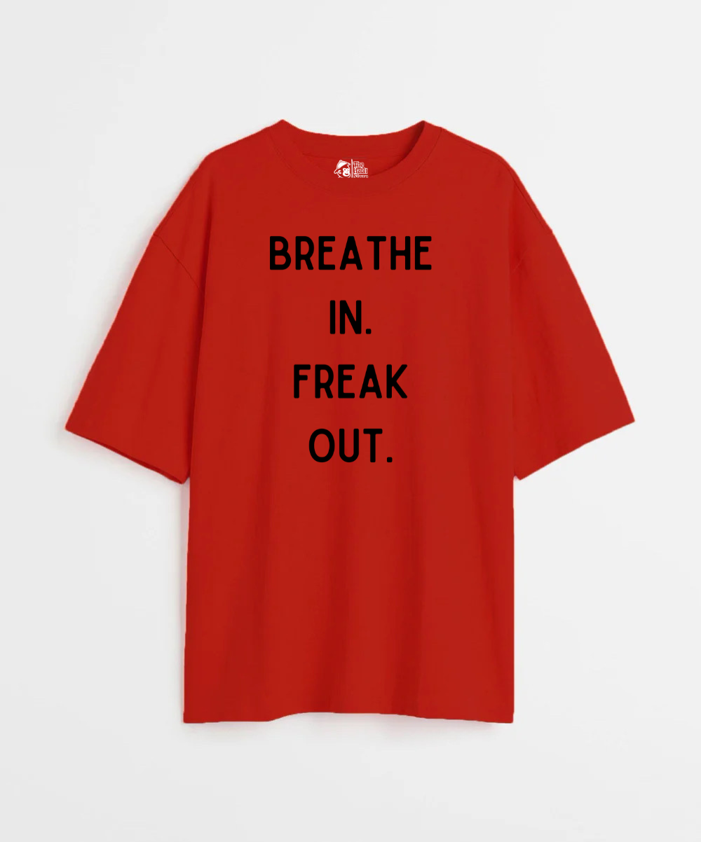Deep Breaths 240 GSM Unisex Oversized T-shirt