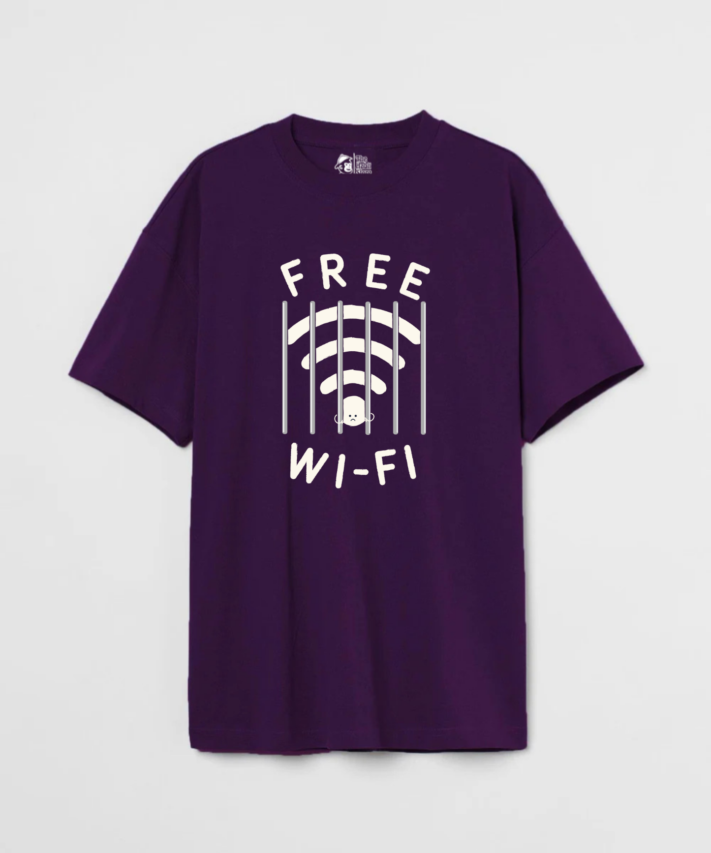 Free Wifi 240 GSM Unisex Oversized T-shirt