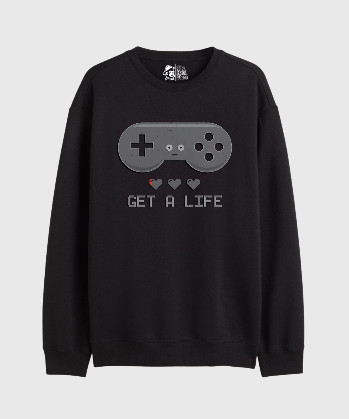 Get a Life - Cozy Delight: Winter Bliss Unisex Oversized Sweatshirt (400 GSM)