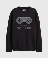 Get a Life - Cozy Delight: Winter Bliss Unisex Oversized Sweatshirt (400 GSM)