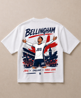 Bellingham England — Premium Football French Terry Oversized T-shirt