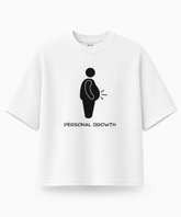 Personal Growth — Waffle Knit Boxy Oversized T-shirt