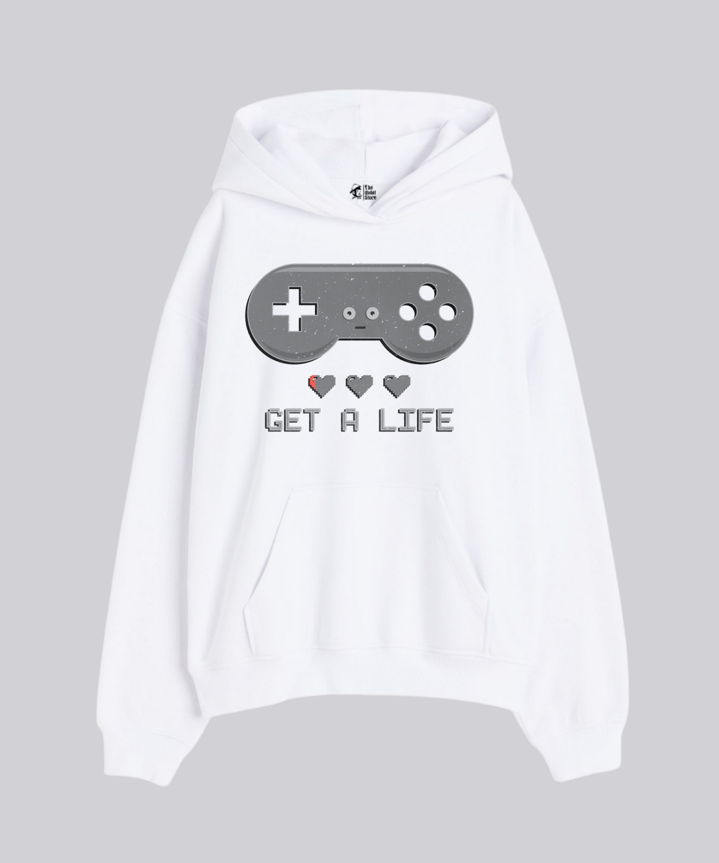 Get A Life - Oversized Winter Dreams: Premium 400 GSM Hoodies