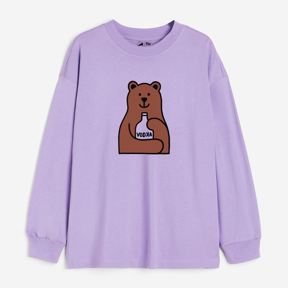 "Vodka - Cozy Delight: Winter Bliss Unisex Oversized Sweatshirt (400 GSM)"