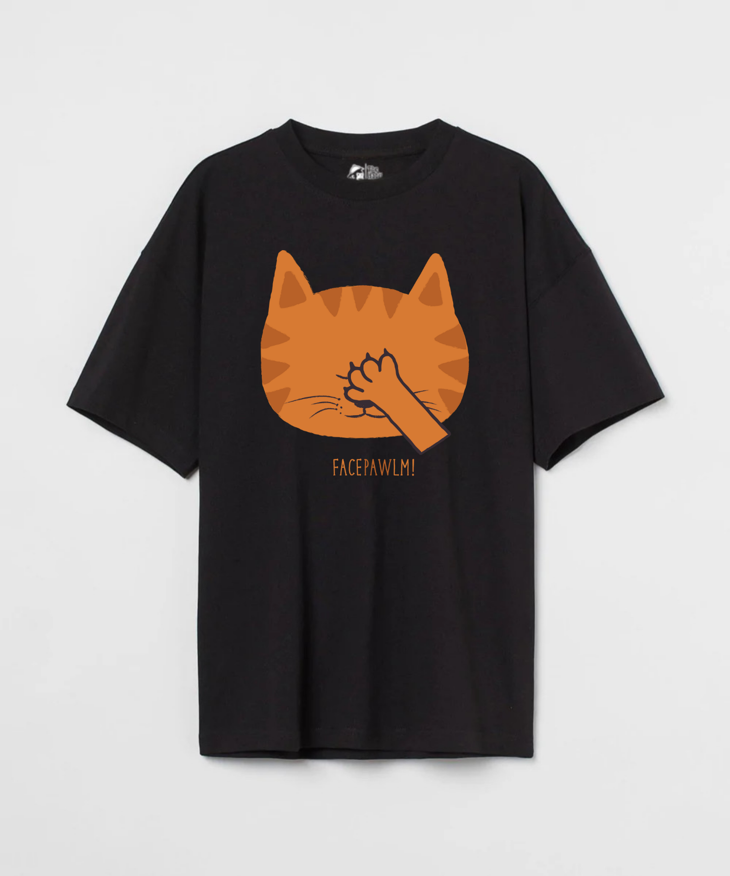 Facepawlm 240 GSM Unisex Oversized T-shirt