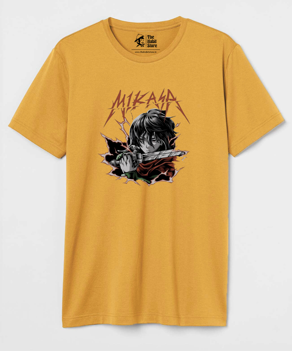 Mikasa Ackerman – Anime Paglu – Unisex Regular Fit T-shirt