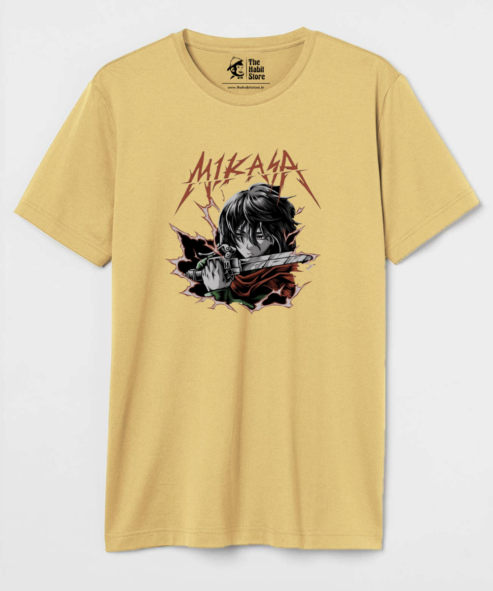 Mikasa Ackerman – Anime Paglu – Unisex Regular Fit T-shirt