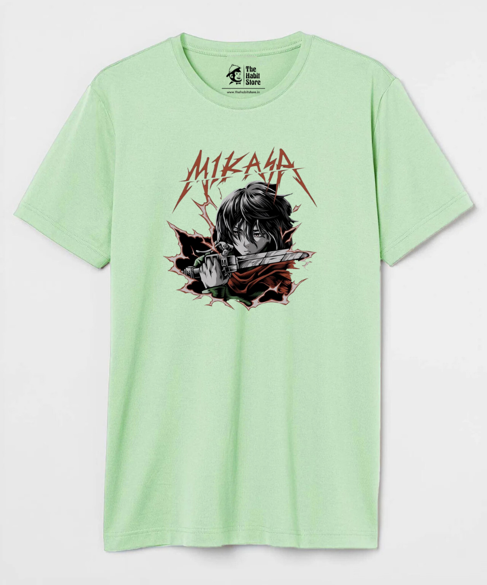 Mikasa Ackerman – Anime Paglu – Unisex Regular Fit T-shirt
