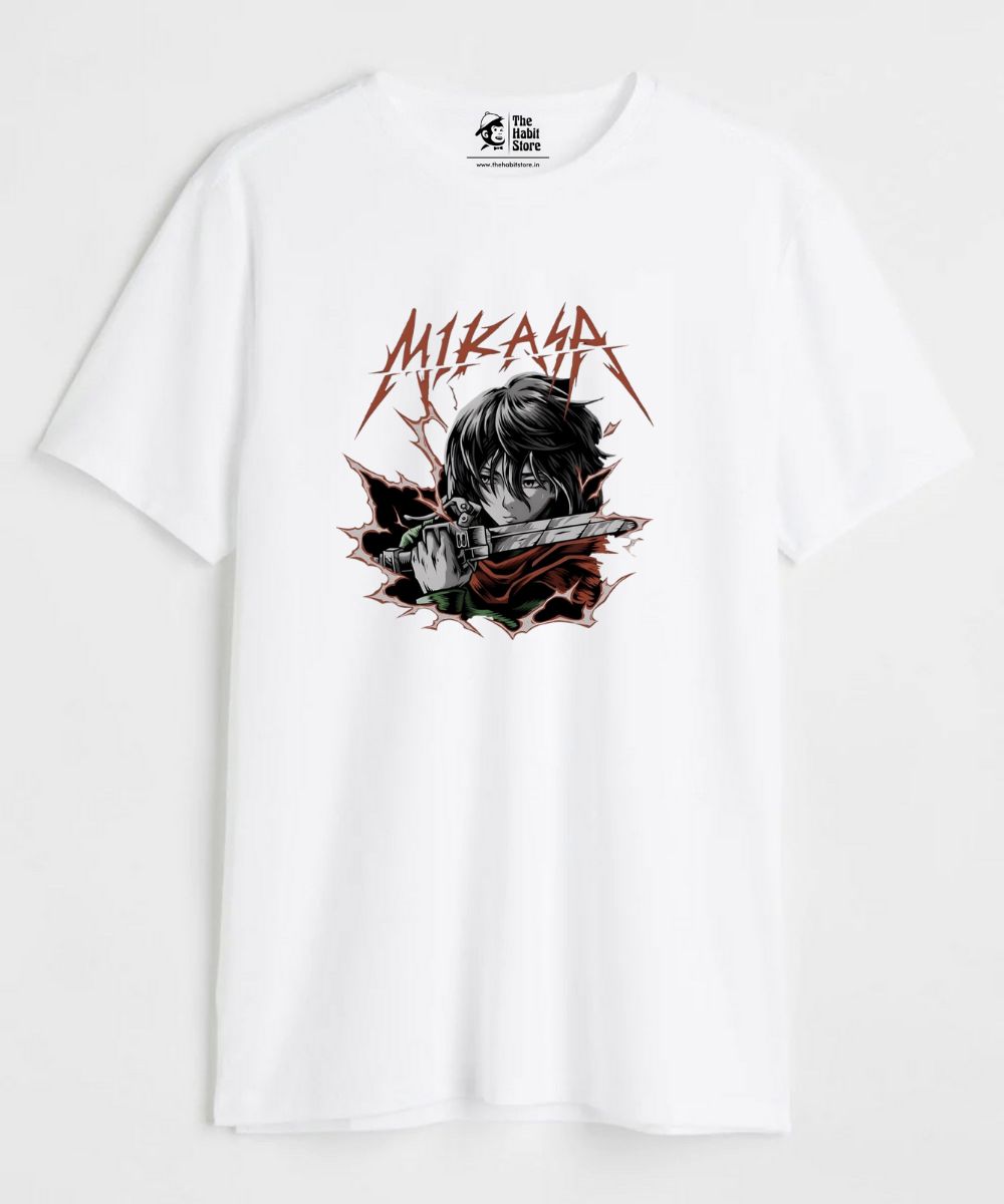 Mikasa Ackerman – Anime Paglu – Unisex Regular Fit T-shirt