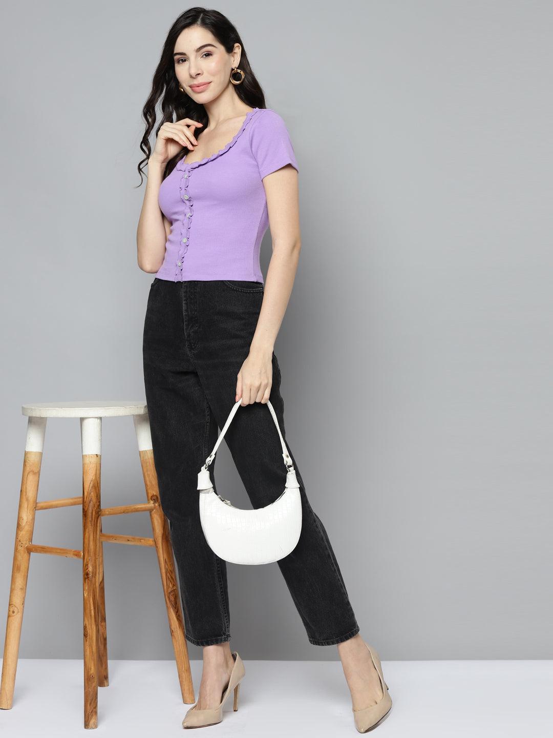Women Scoop Neck Top