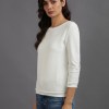 White Solid Top