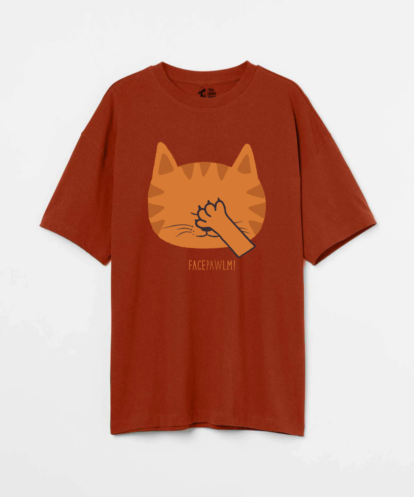 Facepawlm 240 GSM Unisex Oversized T-shirt