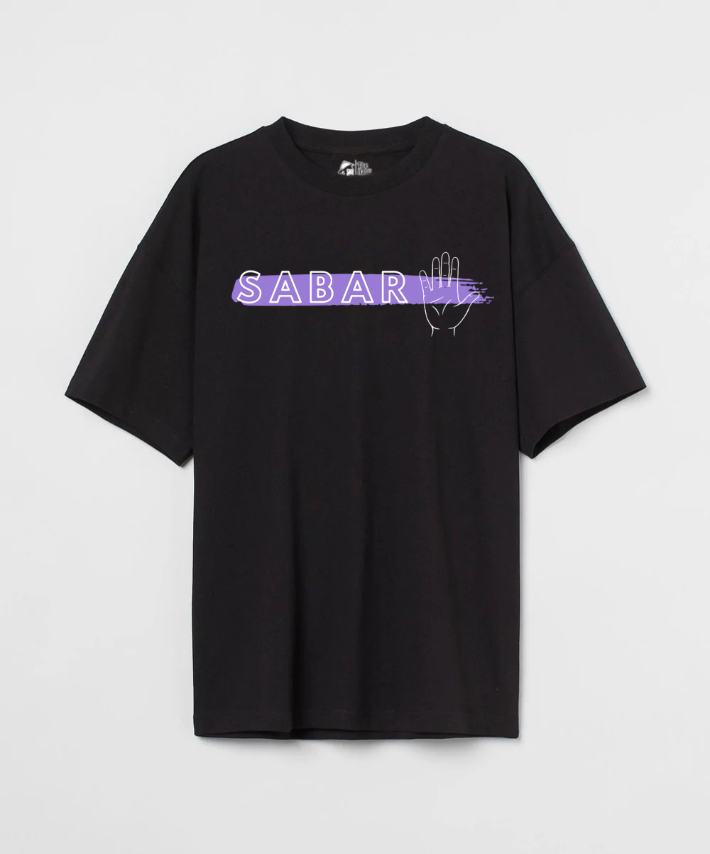 Sabar 240 GSM Unisex Oversized T-Shirt