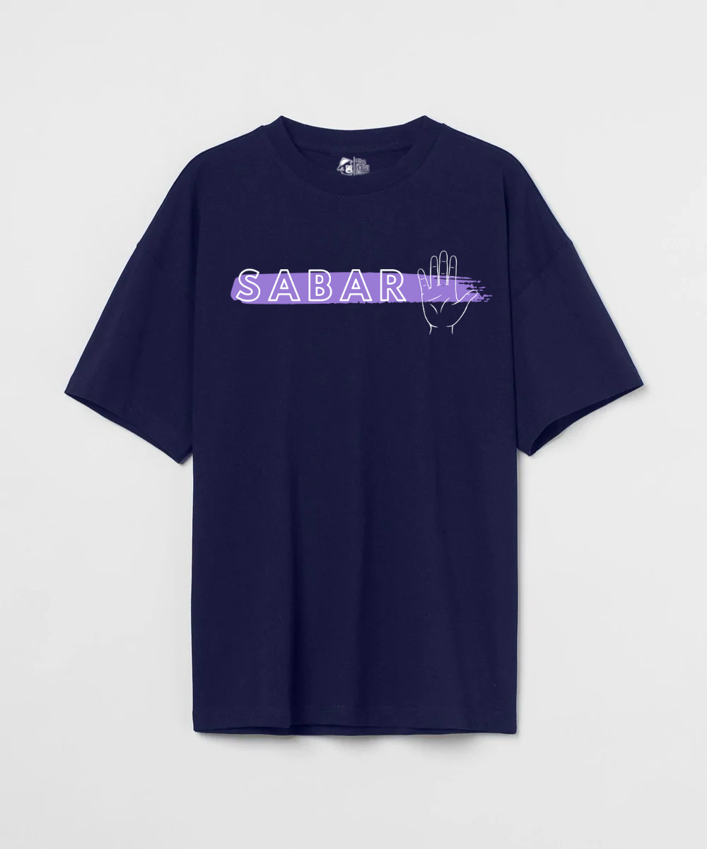 Sabar 240 GSM Unisex Oversized T-Shirt