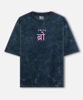 Chill Bro Acid Wash Oversized T-shirt | 240 GSM