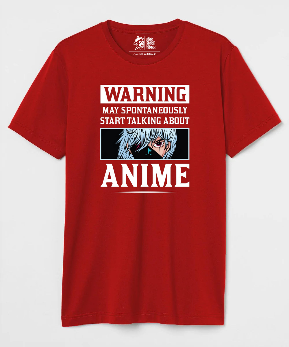 Warning - Anime Fan – Anime Paglu – Unisex Regular Fit T-shirt